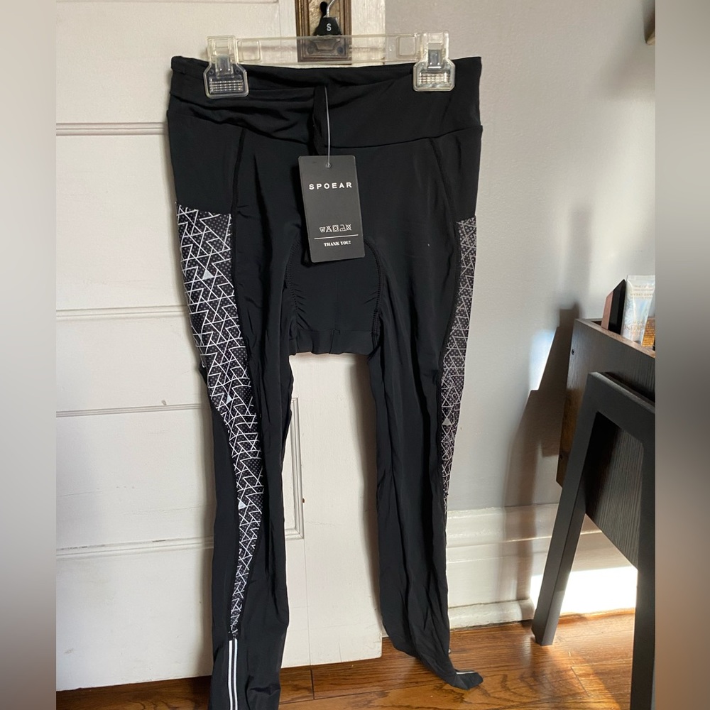 Spoear padded biking leggings new with tags